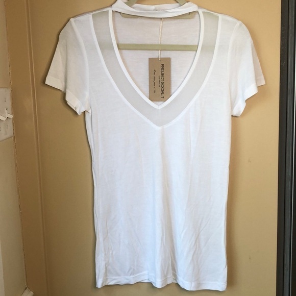 NWT Project Social T White T-Shirt, Women's Size Small - Picture 1 of 7